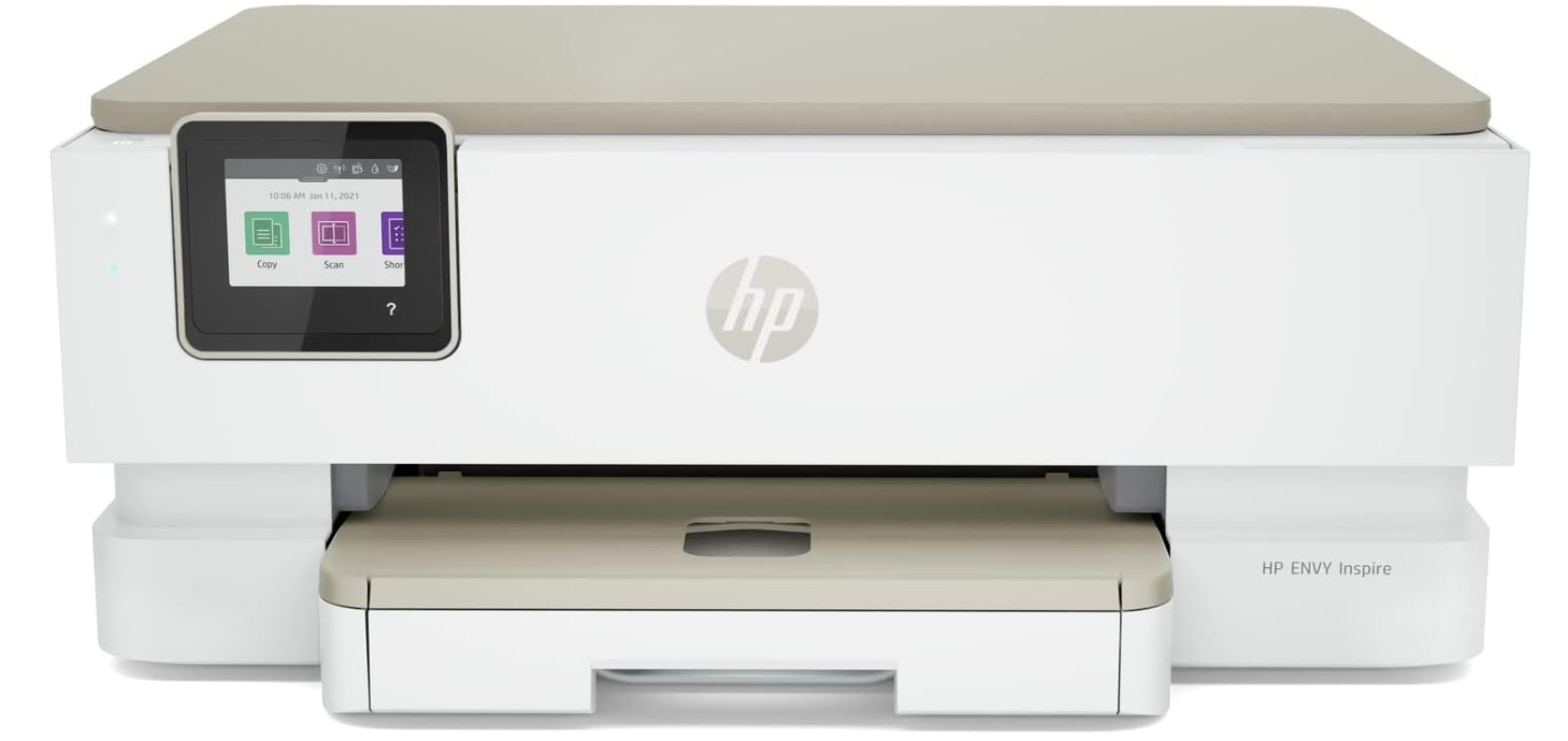 HP プリンター HP ENVY Inspire 7220 2022年モデル インクジェット複合機 スマートフォン連携 スキャン 無線LAN 自動両面印刷 タッチスクリーン付 テレワーク サンドベージュ(型番:242P9D0#ABJ)