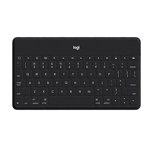 ロジクールiPad/iPhone/AppleTV対応 Bluetooth接続 ウルトラポータブル キーボード 78キー英語レイアウトLogicool KEYS-TO-GO Ultra-portable KeyboardIK1042BKA