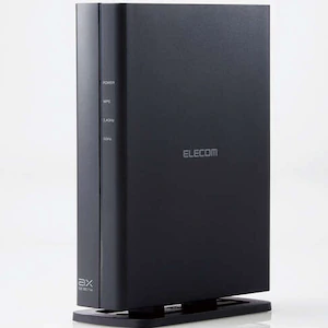 エレコムWi-Fi 6(11ax) 1201+574Mbps Wi-Fi ギガビットルーターWRC-X1800GS-B